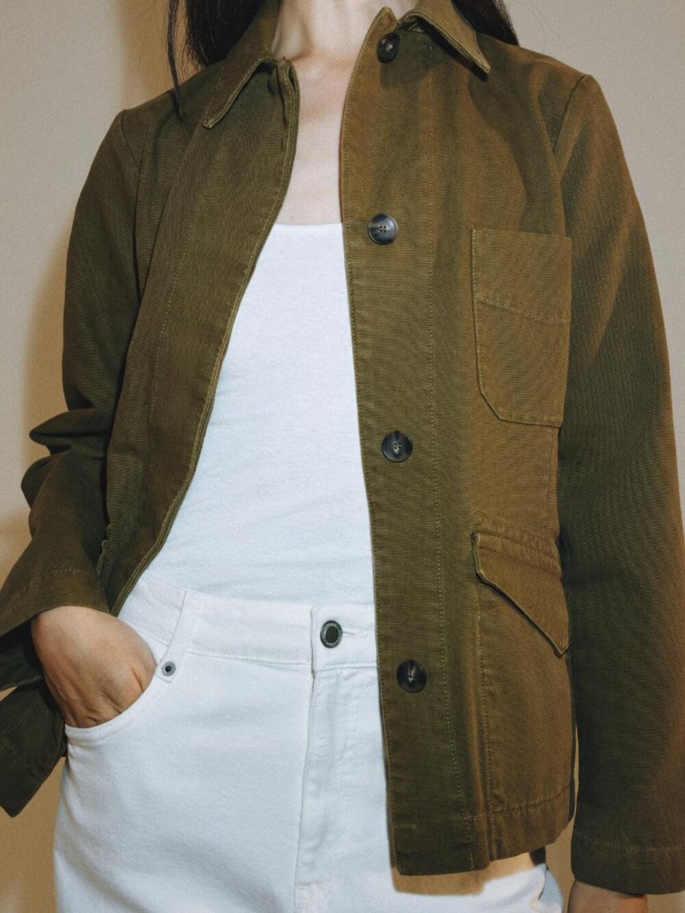 ZARA OLIVE GREEN JACKET
